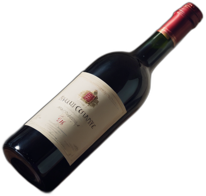 Bottle of red wine
